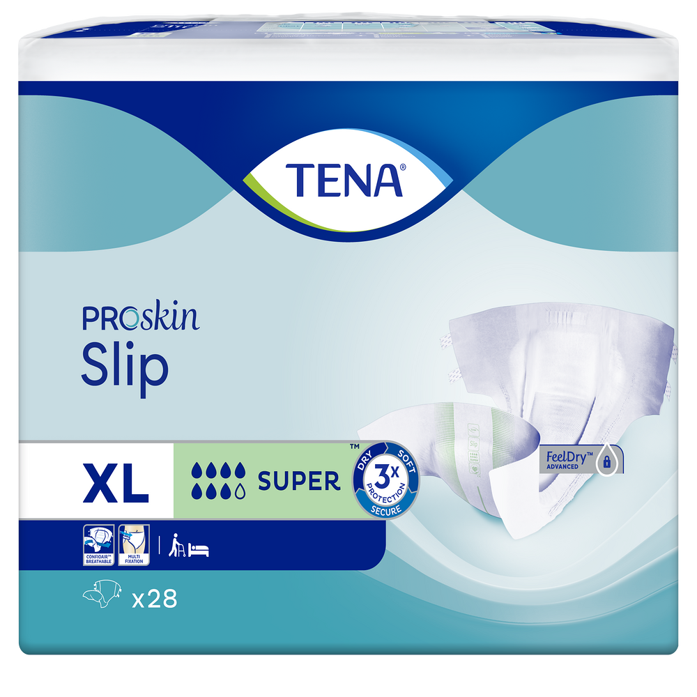 TENA Slip super plenkové kalhotky 7 kapek vel. M 28 ks