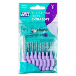 TEPE Mezizubní kartáčky Extra Soft fialové 1,1 mm v sáčku 8 ks