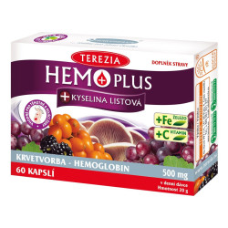 Terezia Hemoplus + kyselina listová 60 kapslí