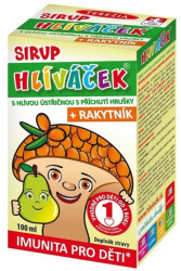 TEREZIA HLÍVÁČEK Sirup s hlívou a rakytníkem s příchutí hrušky 100 ml