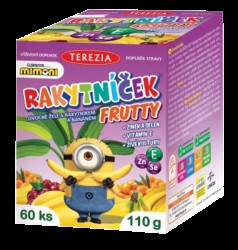 TEREZIA Rakytníček frutty Mimoni želat.+Zn+Se+Vit.E 60 ks