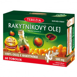 TEREZIA Rakytníkový olej 100 % 60 tobolek, poškozený obal