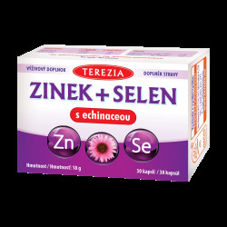 TEREZIA Zinek+selen+echinacea 30 kapslí