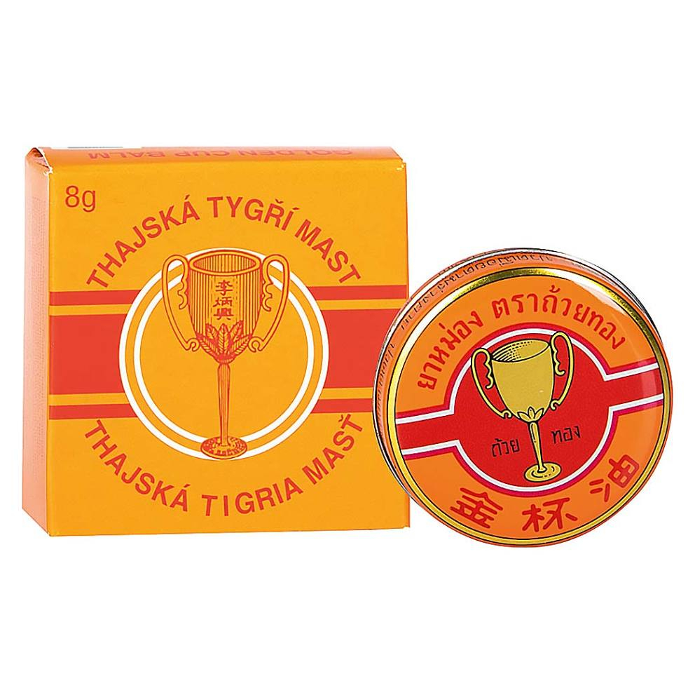 Thajská tygří mast Golden Cup balm 8 g