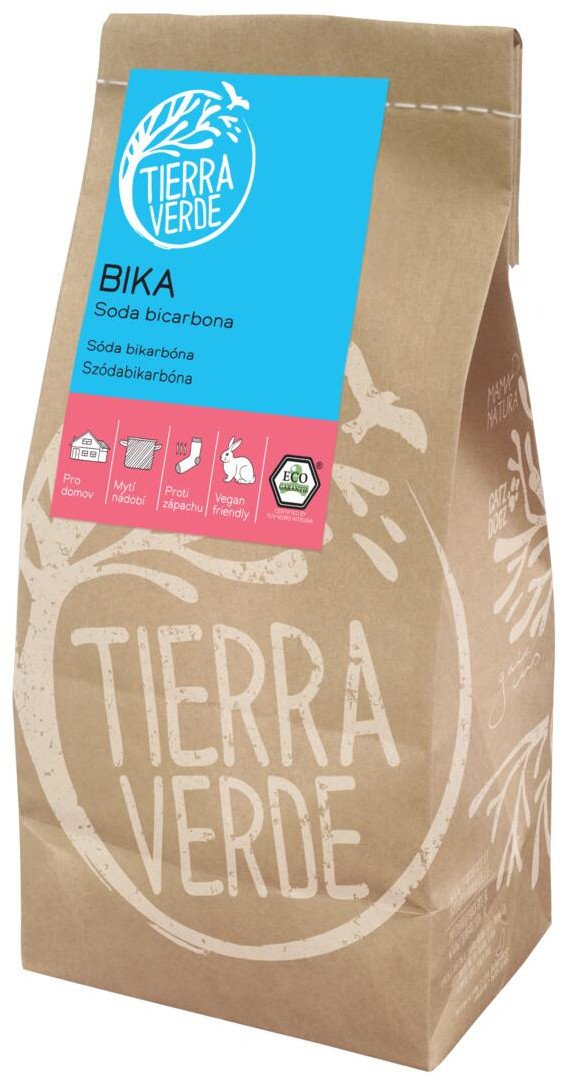 TIERRA VERDE Bika soda bicarbona, hydrogenuhličitan sodný (papírový sáček), 1 kg