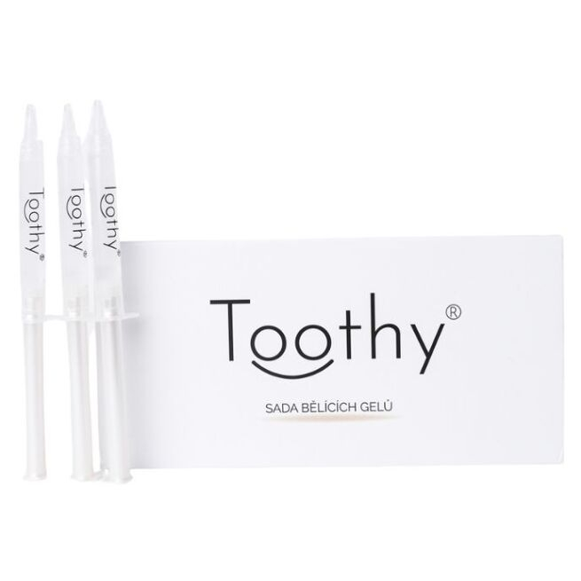 TOOTHY Gel Kit doplňující gely na bělení zubů 3 kusy na 6 dní