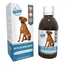 TOPVET Beta-glucan sirup pro psy 200ml