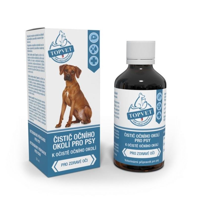 Topvet For Pets Čistič očního okolí pro psy 50 ml