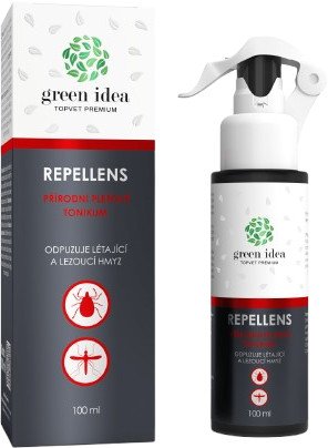 TOPVET Repellens Pleťové lihové tonikum - Odpuzuje létající i lezoucí hmyz - neobsahuje DEET 100 ml