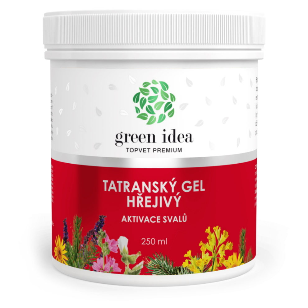 TOPVET Tatranský bylinný gel hřejivý 250 ml