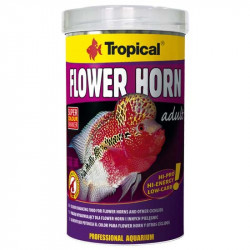 Tropical Flower Horn Adult Pellet 500ml/190g vyfarbujúce krmivo pro Flower Horn a jiné