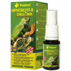 Tropical Ophtalvit-A Chelonia 15ml bylinný balzám pro oči a kůži pro plazy