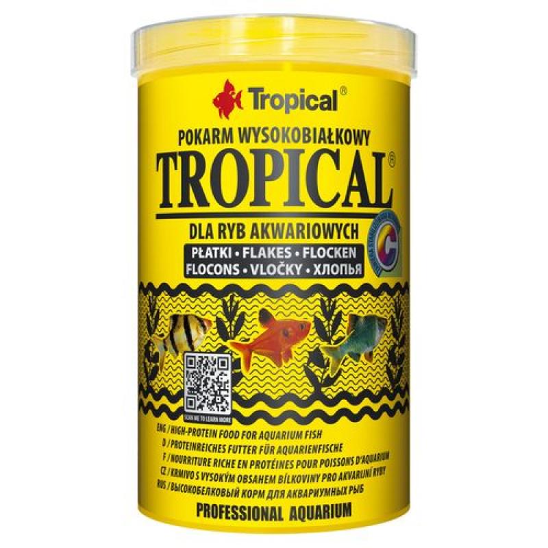 Tropical Tropical 1000ml/200g vysokoproteinové krmivo pro akvarijní ryby