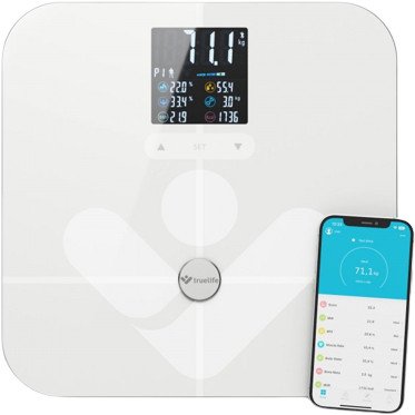 TRUELIFE FitScale W7 BT Bioelektrická impedanční bluetooth váha, bílá