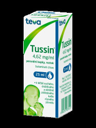 TUSSIN 4,62 mg/ml perorální kapky, roztok 25 ml