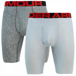 Under Armour 2PACK pánské boxerky šedé (1363622 011) M