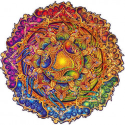 UNIDRAGON Dřevěné puzzle mandala inexhaustible abundance velikost KS