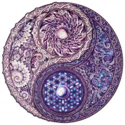 UNIDRAGON Dřevěné puzzle mandala overarching opposites velikost KS