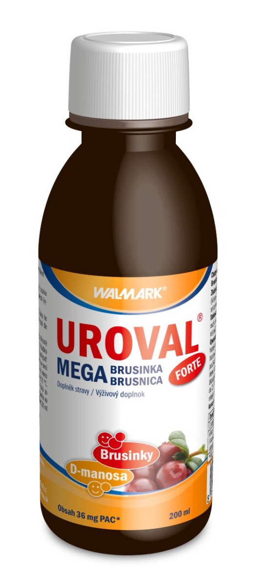 Uroval MEGA BRUSINKA forte sirup  200 ml