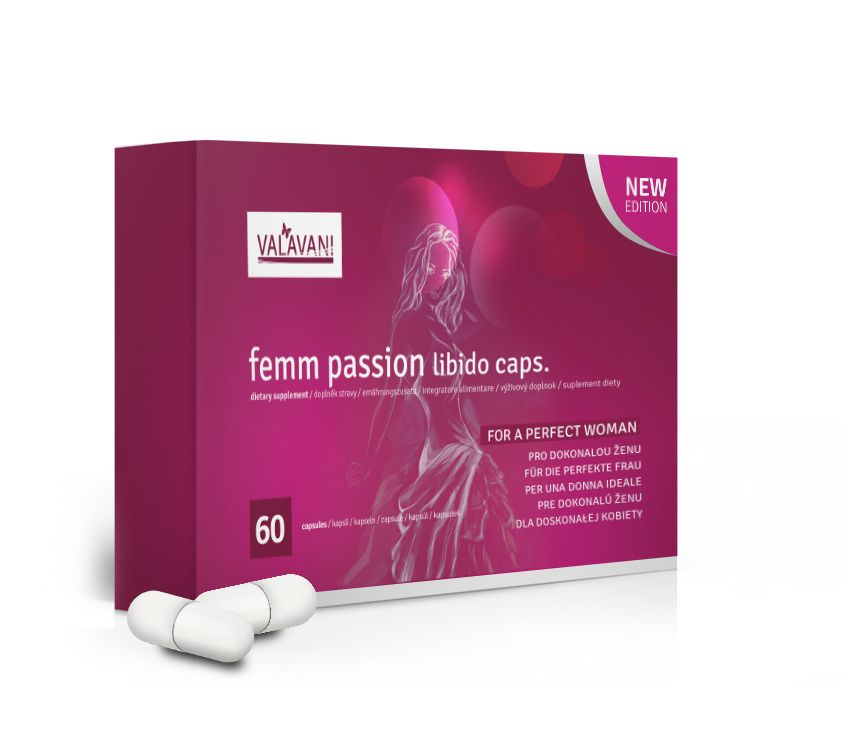 VALAVANI Femm passion libido caps. 60 kapslí