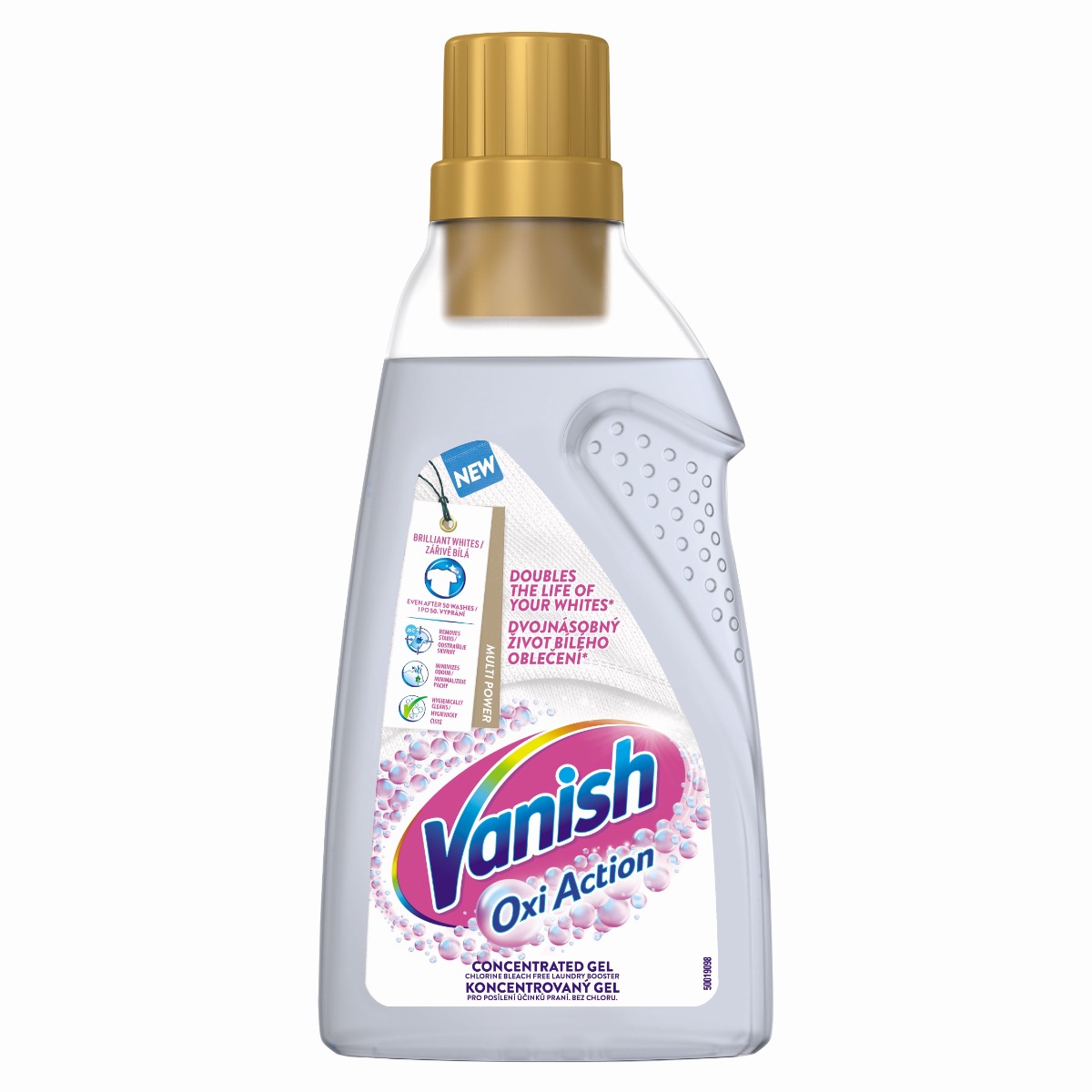 Vanish Oxi Action Gel pro bělení a odstranění skvrn 750 ml