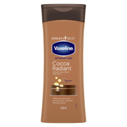 VASELINE Cocoa Radiant, Hydratační tělové mléko 400 ml