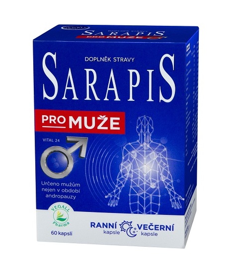 VEGALL PHARMA Sarapis pro muže 60 kapslí