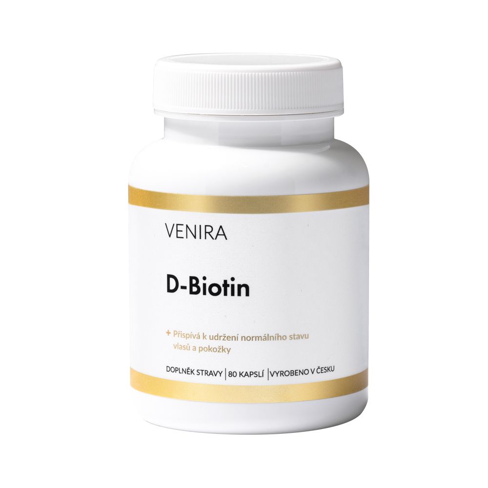 Venira D-Biotin 80 kapslí