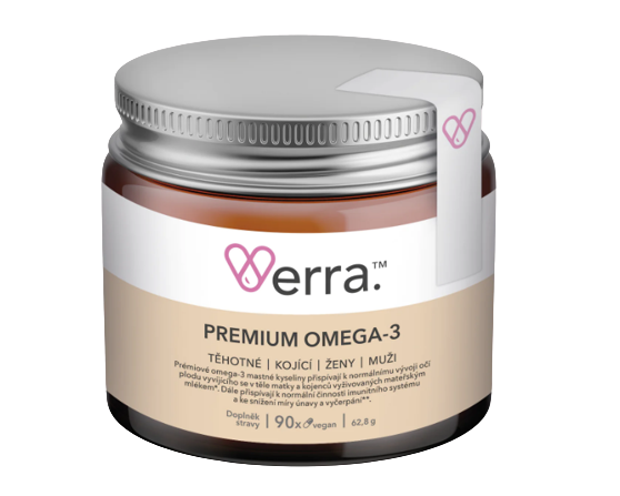 VERRA Premium Omega-3, 90 kapslí