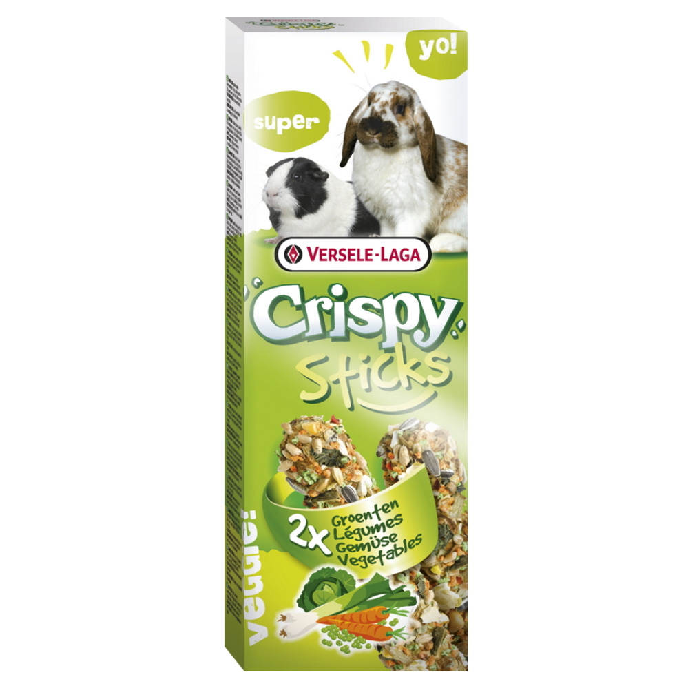 VERSELE-LAGA Crispy Sticks pro králíky/morče zelenina 110 g