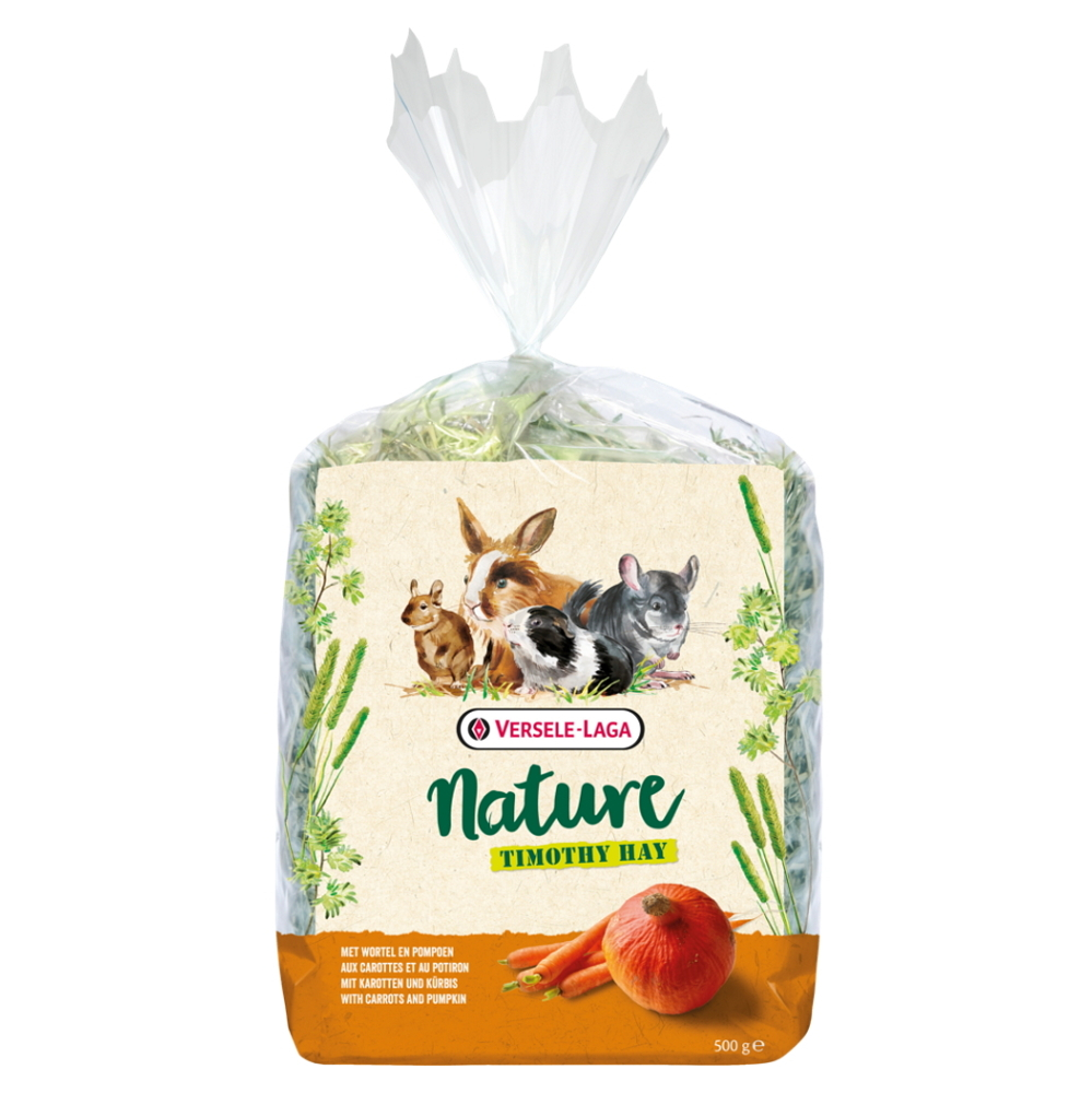 VERSELE-LAGA Nature Timothy Hay seno mrkev a dýně 500 g