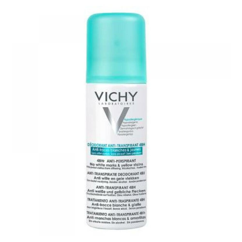 VICHY Deo Antiperspirant  spray bez skvrn  125 ml