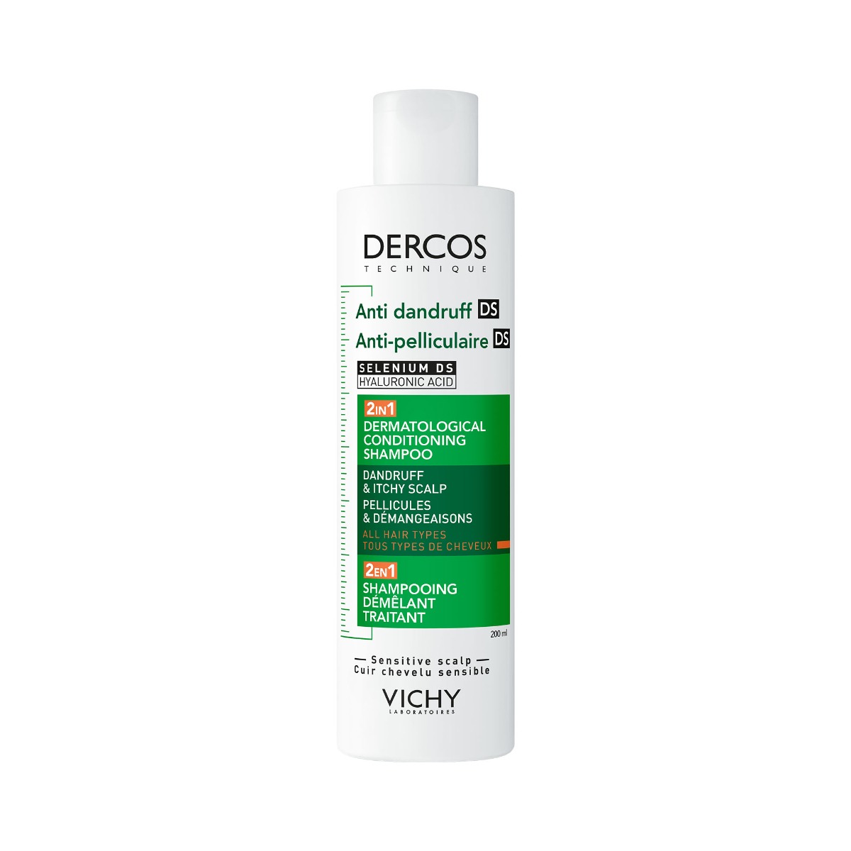 Vichy Dercos Šampon a kondicionér proti lupům 2v1 200 ml