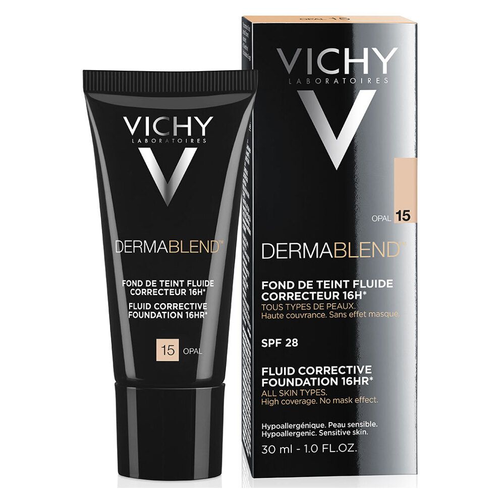 VICHY Dermablend Fluidní korekční make-up - odstín 15 Opal 30 ml