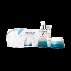 VICHY Mineral89 Vánoční balíček pro posílení a hydrataci pokožky 3 ks