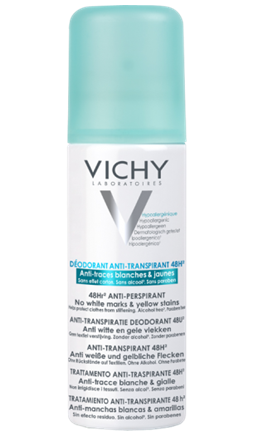 VICHY Sprej antiperspirant s 48h účinkem, který nezanechává stopy na oblečení 125 ml