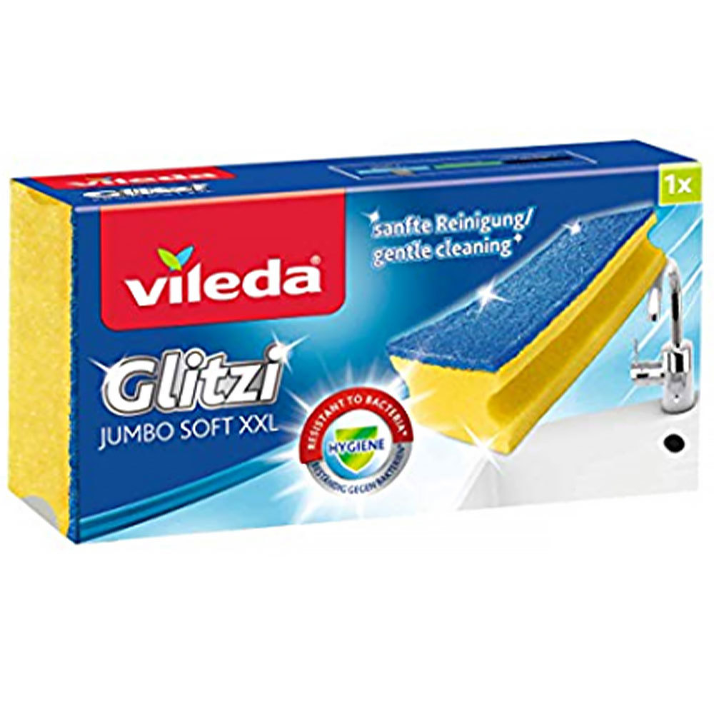 VILEDA Glitzi Jumbo XXL Houbička do koupelen 1 ks