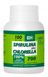 VIRDE Spirulina Plus Chlorella 100 tablet