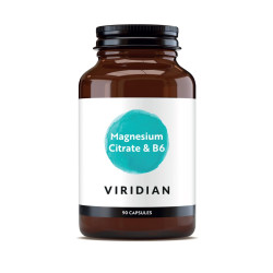 Viridian Magnesium Citrate with Vitamin B6 90 kapslí