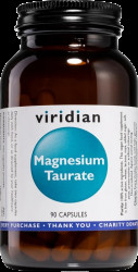 VIRIDIAN Magnesium Taurate (Taurát hořečnatý) 90 kapslí