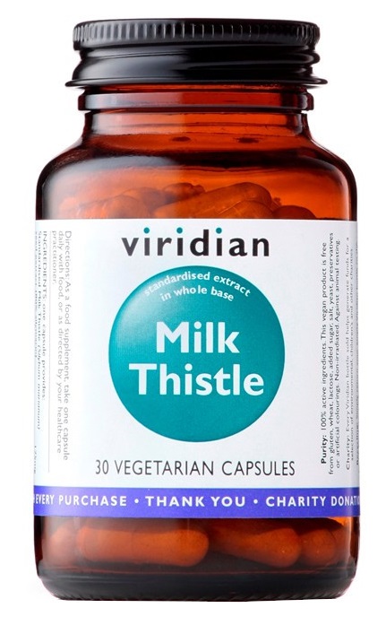 VIRIDIAN Milk Thistle 30 kapslí