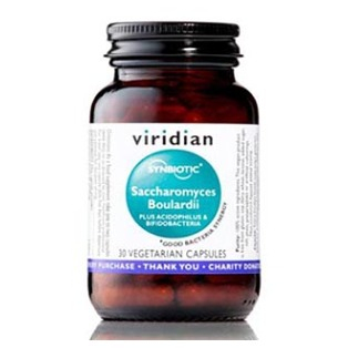 VIRIDIAN Nutrition Saccharomyces Boulardii 30 kapslí