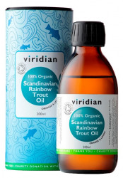 VIRIDIAN Scandinavian Rainbow Trout Oil  Organic 200 ml