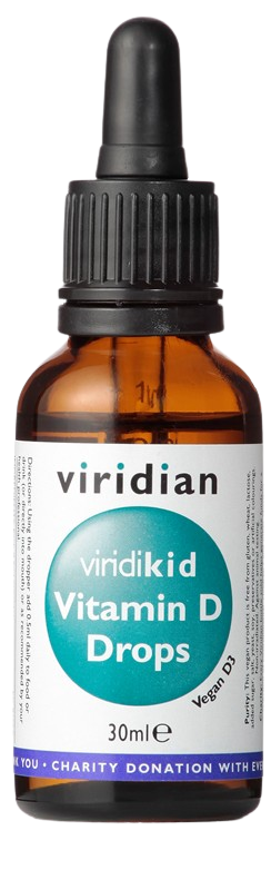 VIRIDIAN Viridikid Vitamin D Drops 400IU 30 ml