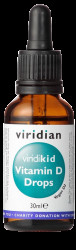 VIRIDIAN Viridikid Vitamin D Drops 400IU 30 ml