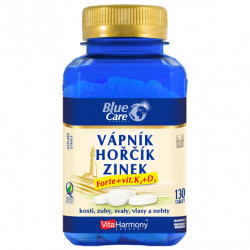 VITAHARMONY Vápník & hořčík & zinek Forte + vit. D3 + K2 130 tablet