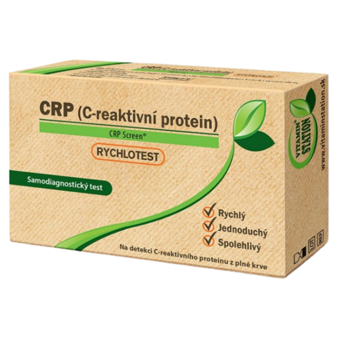 VITAMIN STATION Rychlotest crp c-reaktivní protein samodiagnostický test 1 kus