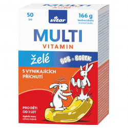 VITAR Kids multivitamin želé 50 kusů