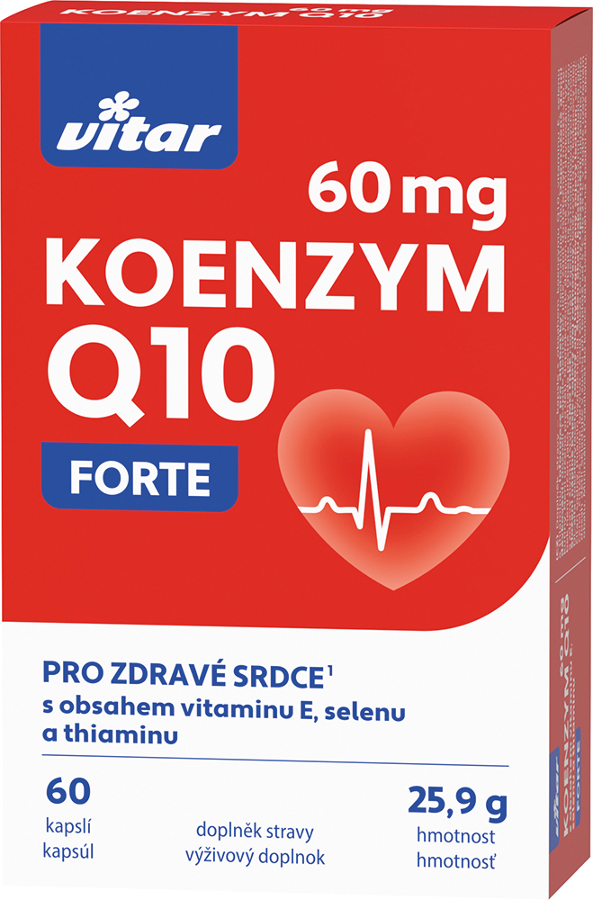 VITAR Koenzym Q10 Forte 60mg 60 kapslí