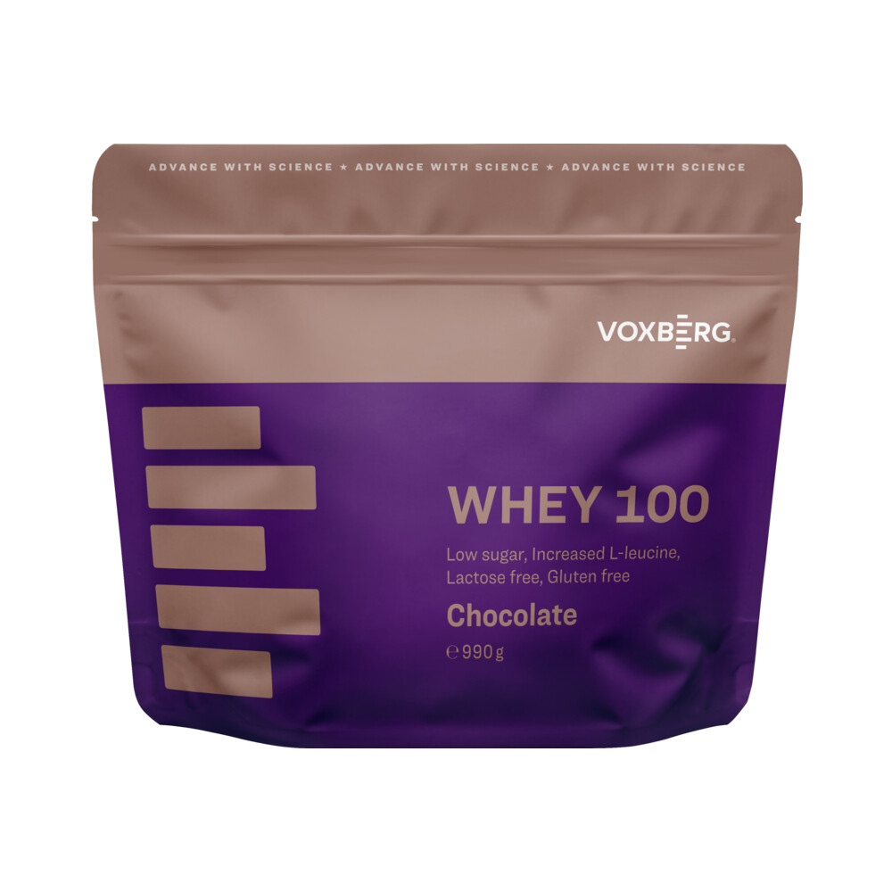 Voxberg Whey Protein 100 990g - jahoda, vanilka